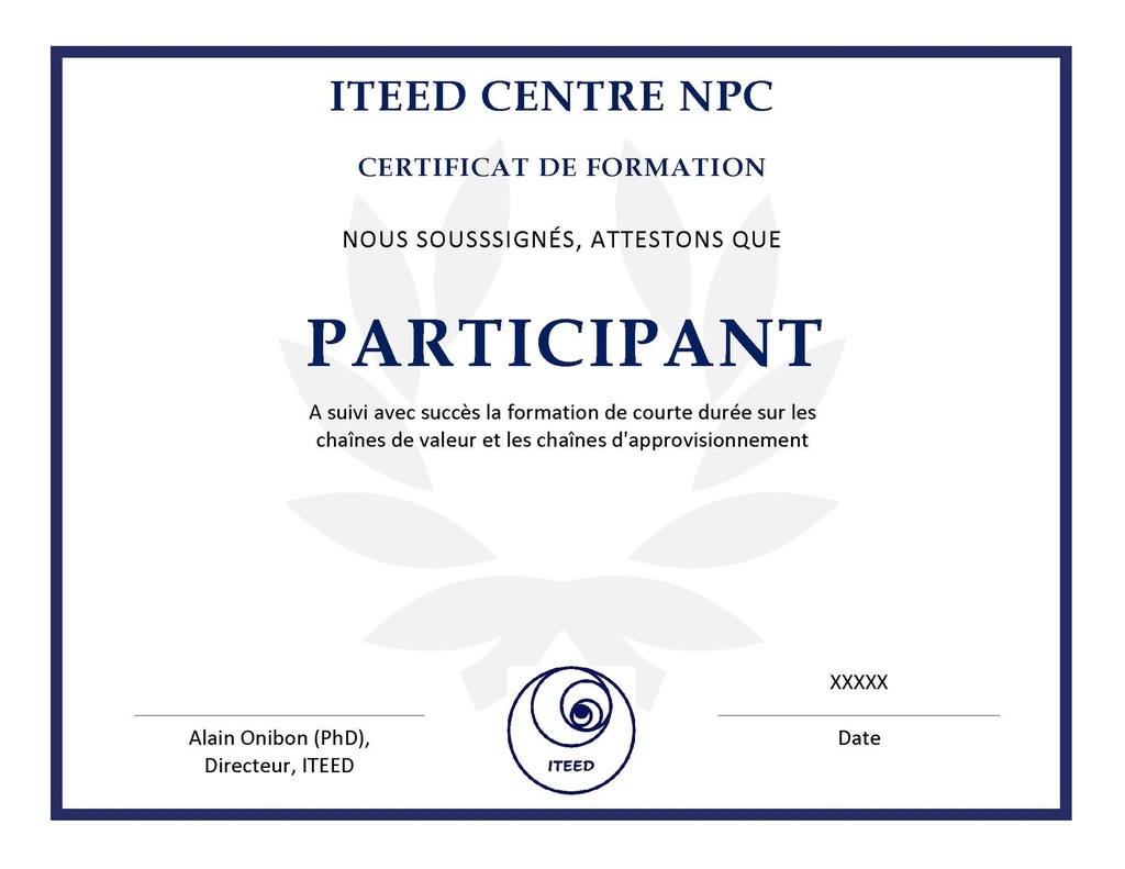 Event Ticket [Value Chains and Supply Chains]